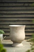 Fiber Concrete Flared Urn Planter, 23"