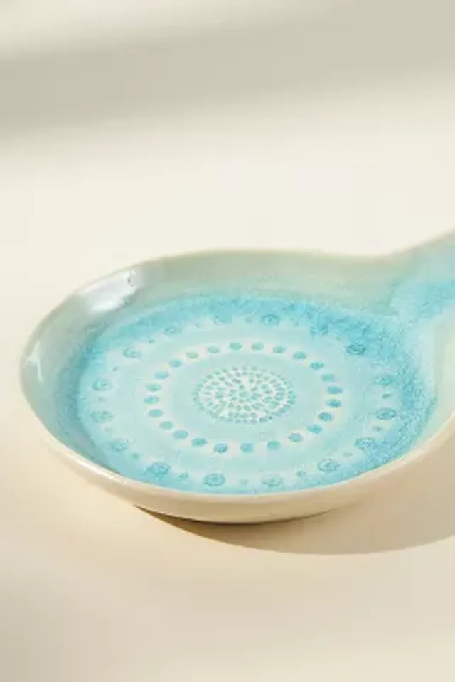 Blue Onyx Spoon Rest