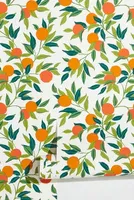 Printfresh Clementine Wallpaper