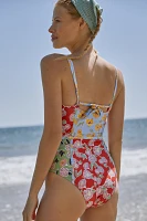 Carolina K Camel One-Piece Swimsuit