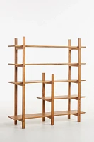 MasayaCo Teak Maderas Bookshelf