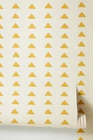 Triangles Grasscloth Wallpaper