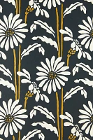 Mitchell Black Woodland Bloom Wallpaper