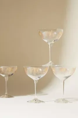 Remy Coupe Glasses, Set of 4