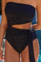 Seafolly Eyelet One-Piece Swimsuit