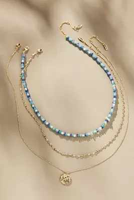 Shades of Sea Triple-Layer Necklace
