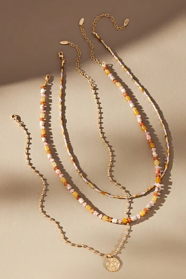 Shades of Sea Layered Necklaces