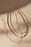 Shades of Sea Layered Necklaces