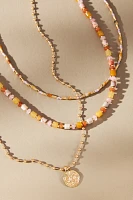 Shades of Sea Layered Necklaces