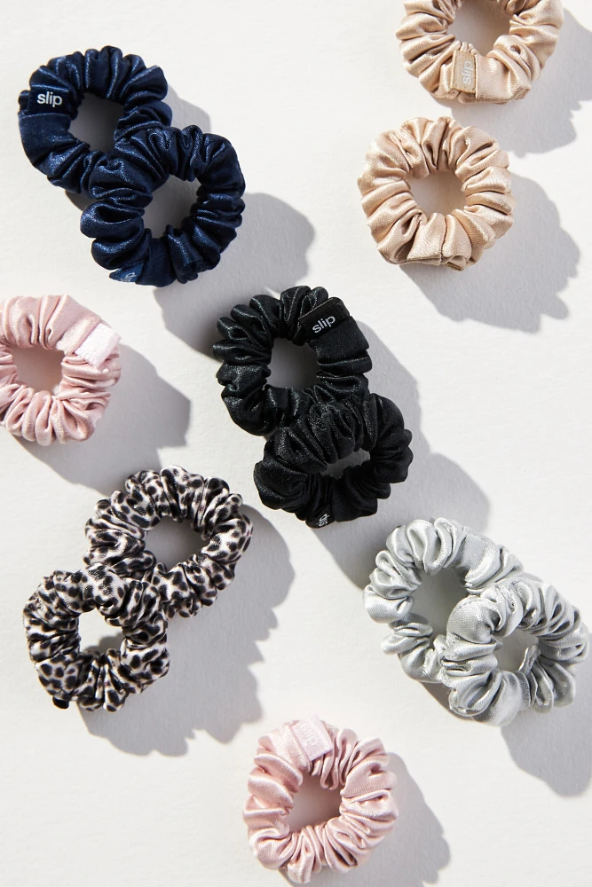 Slip Silk Mini Scrunchies Set