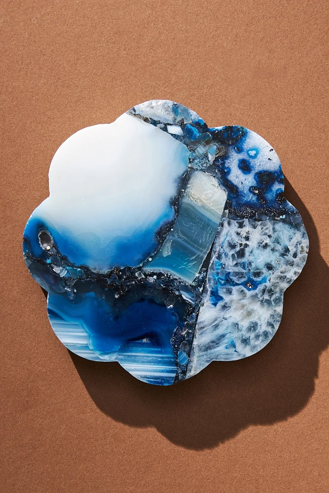 Scalloped Agate Coaster