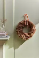 Preserved Fluffy Pampas Grass Wreath