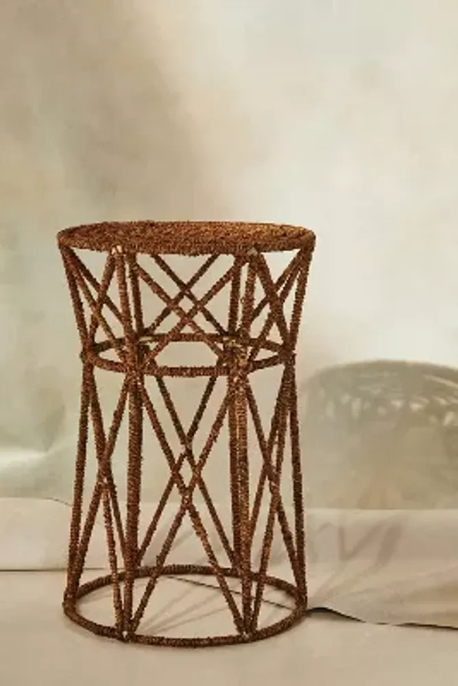 Jute Side Table