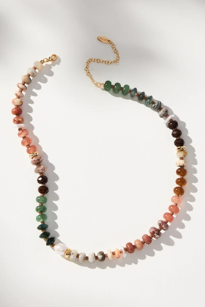 Rainbow Stone Necklace