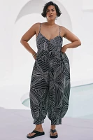 By Anthropologie Printed Lounge Jumpsuit