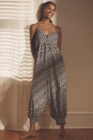 By Anthropologie Printed Lounge Jumpsuit