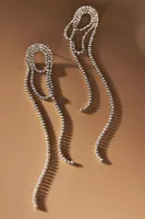 Shashi Crystal Loop Chandelier Earrings