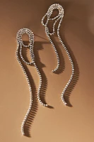 Shashi Crystal Loop Chandelier Earrings