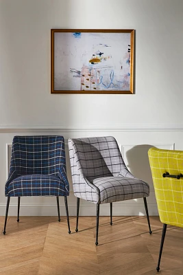 Viola Plaid Elowen Dining Chair