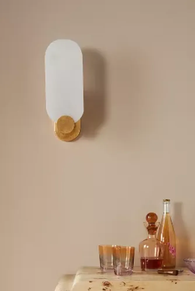 Alabaster Sconce