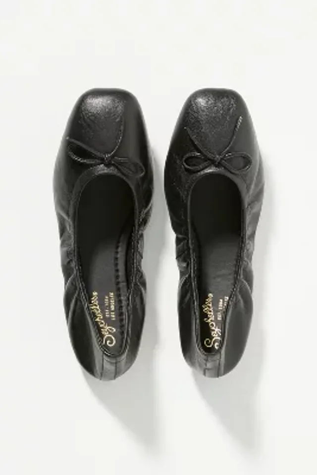 Luke - Black Patent Leather Ballet Flats