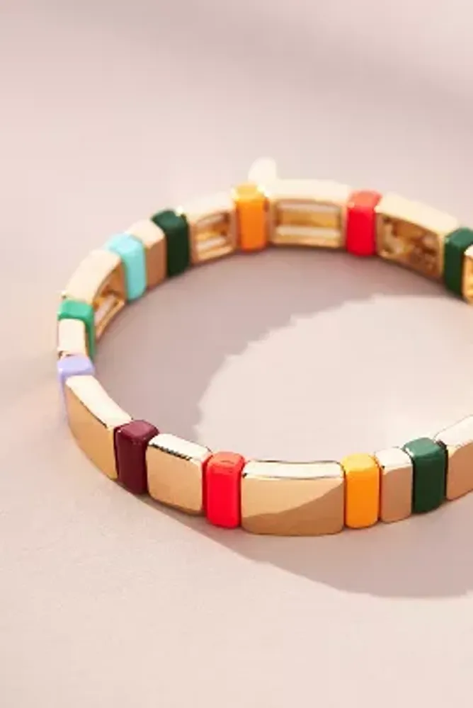 Colorful Chicklet Bracelet