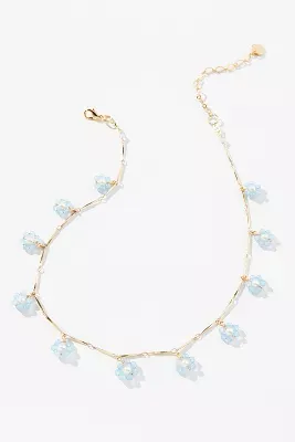 Delicate Floral Charm Necklace
