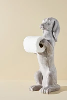 Delightful Dog Standing Toilet Paper Holder