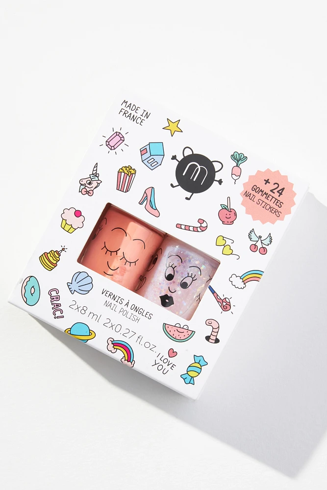 Nailmatic Kids Nail Polish and Sticker Set