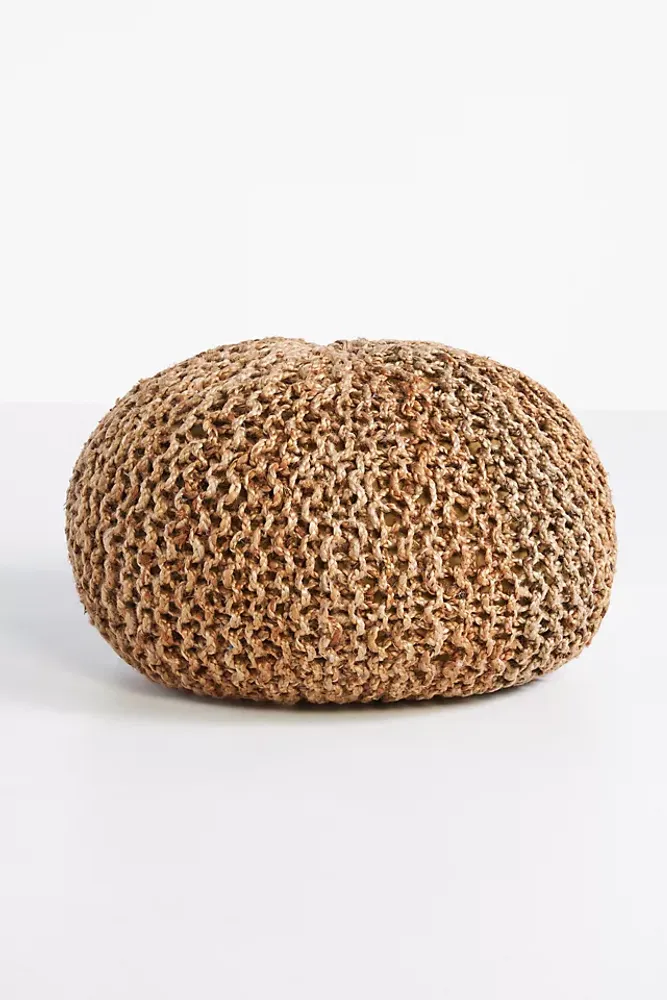 Jute Pouf