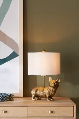 Corgi Dog Table Lamp