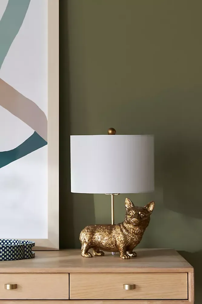 Corgi Dog Table Lamp