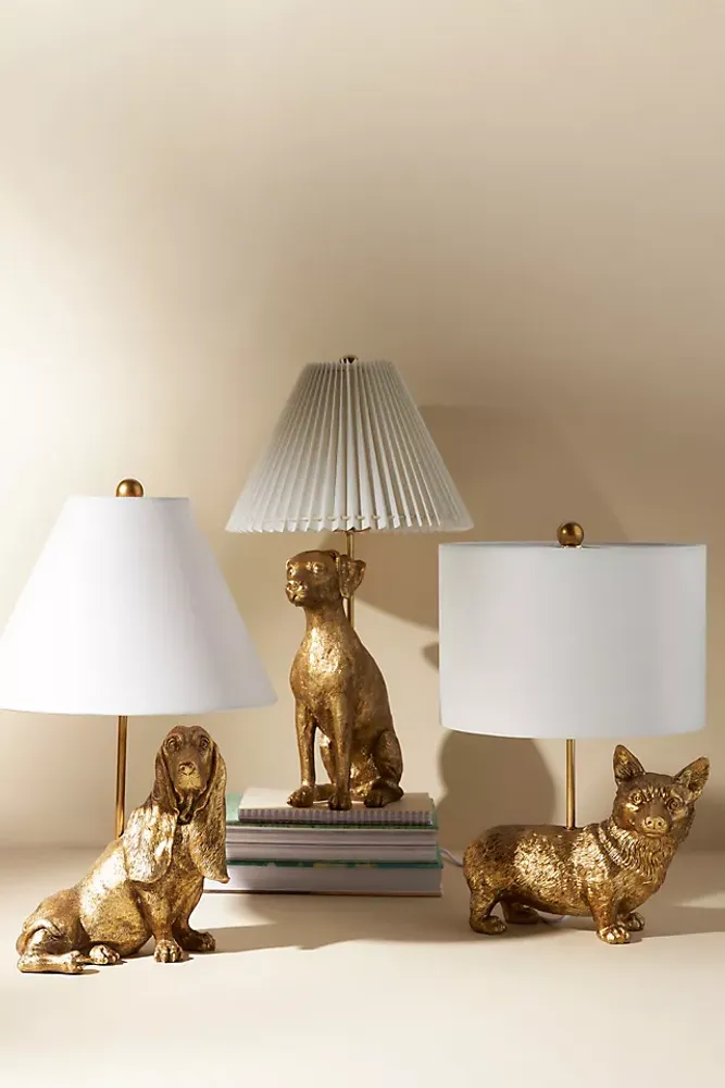 Retriever Dog Table Lamp