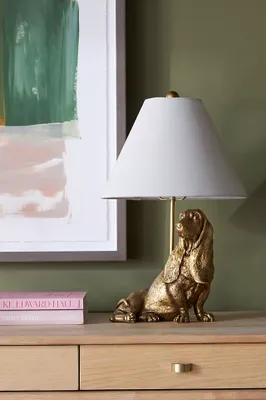 Hound Dog Table Lamp