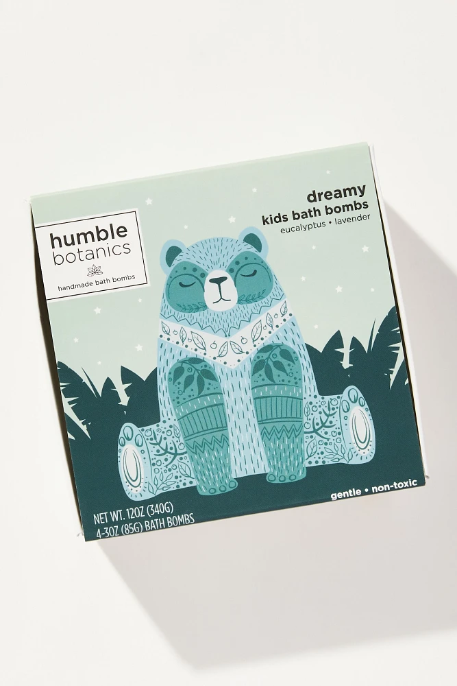 Humble Botanics Kids Bath Bomb Set