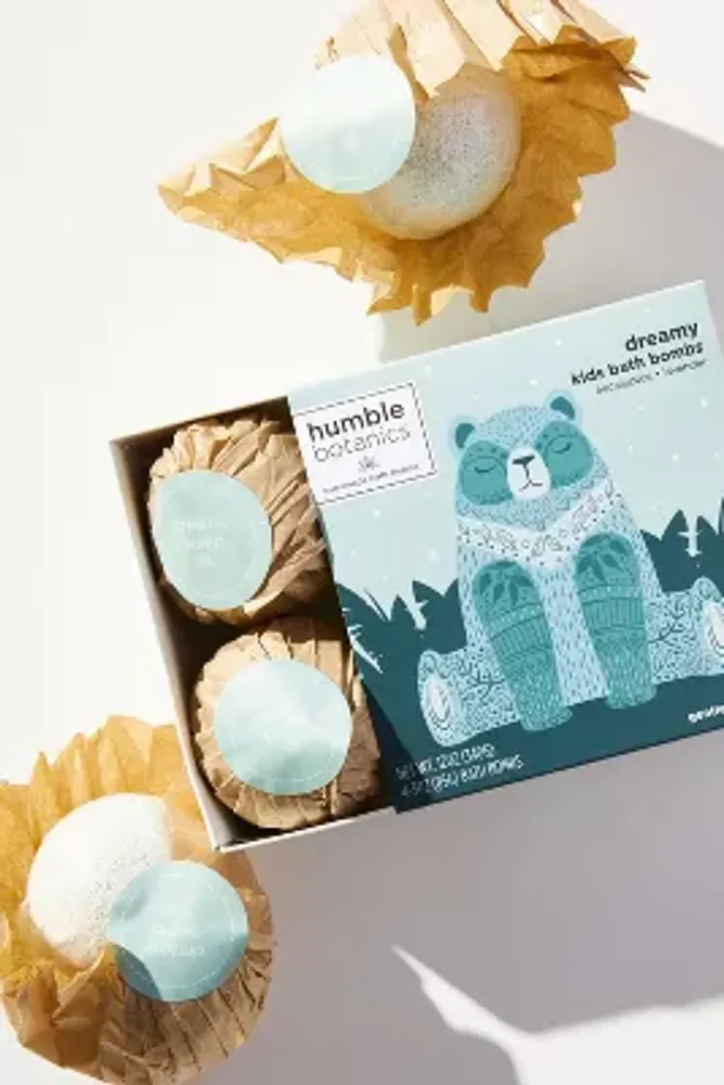 Humble Botanics Kids Bath Bomb Set