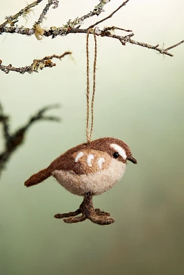 Woodland Bird Felt Critter Ornament