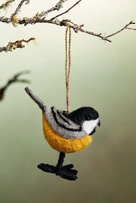 Woodland Bird Felt Ornament