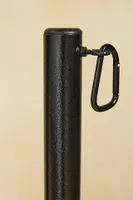 Outdoor Light Strand Pole with Mount Plate