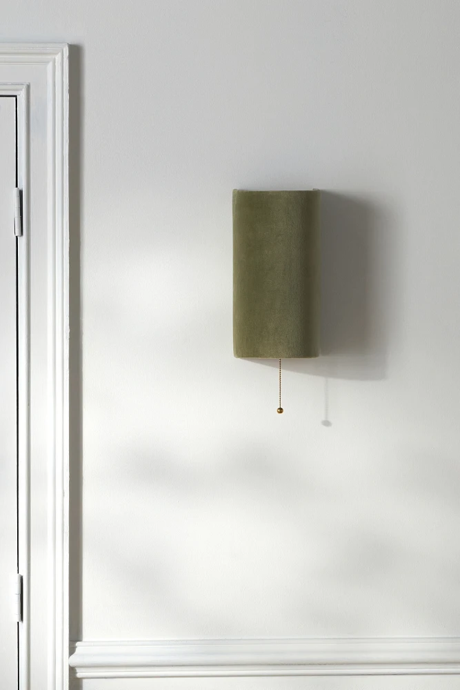 Lulu Velvet Sconce