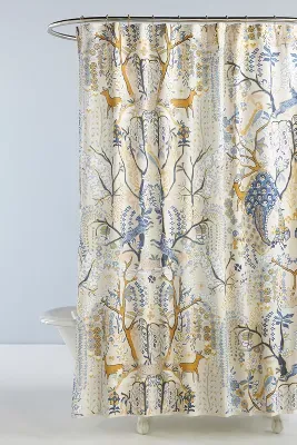 Foraged Organic Cotton Shower Curtain