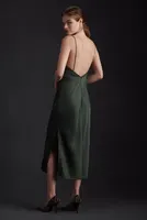 BHLDN August Satin Charmeuse Midi Dress