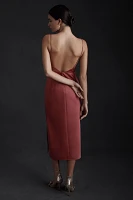 BHLDN August Satin Charmeuse Midi Dress