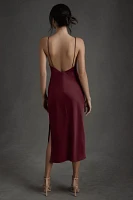 BHLDN August Satin Charmeuse Midi Dress