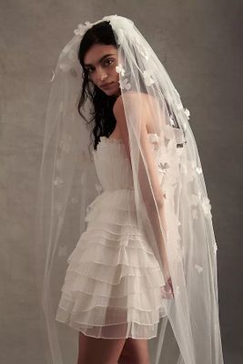 Horsehair Waltz Length Veil