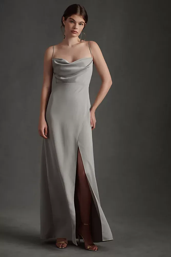 BHLDN Remy Satin Charmeuse Dress