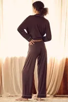 Eberjey Long-Sleeve Knit Pajama Set