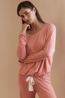 Eberjey Long-Sleeve Slouchy PJ Set