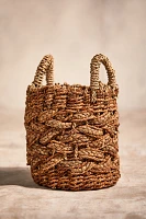 Braided Woven Handled Planter