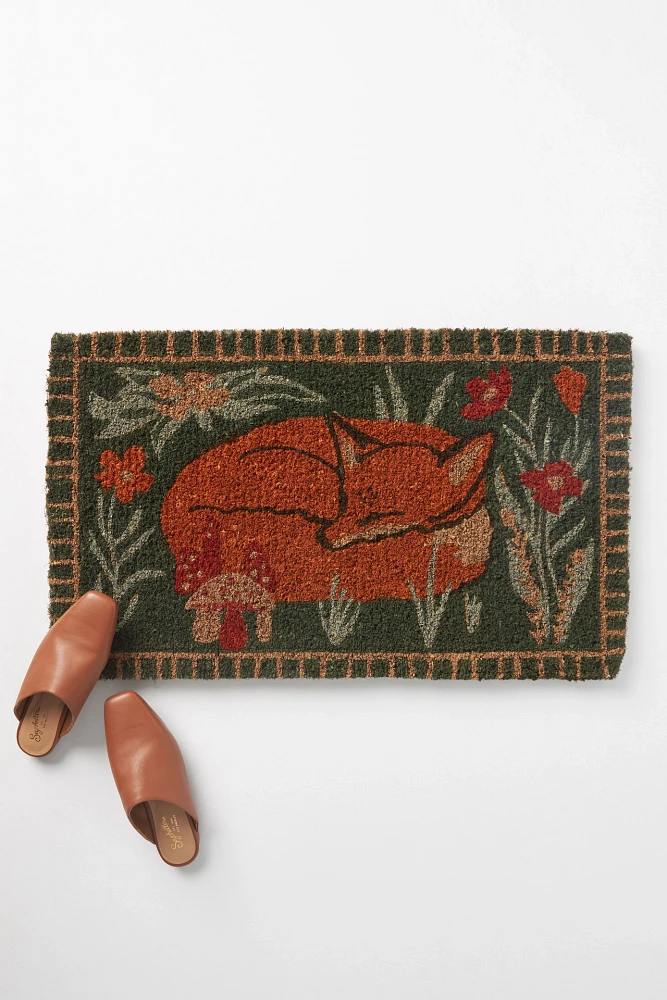 Woodland Fox Doormat